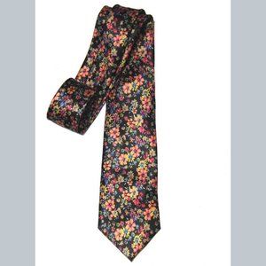 NEW Gascoigne Silk Tie Multicolor Floral Men's